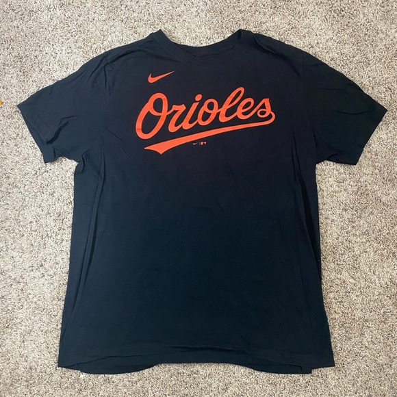 Men's Baltimore Orioles Adley Rutschman Nike Black Fuse Name & Number T-Shirt - Picture 4 of 6